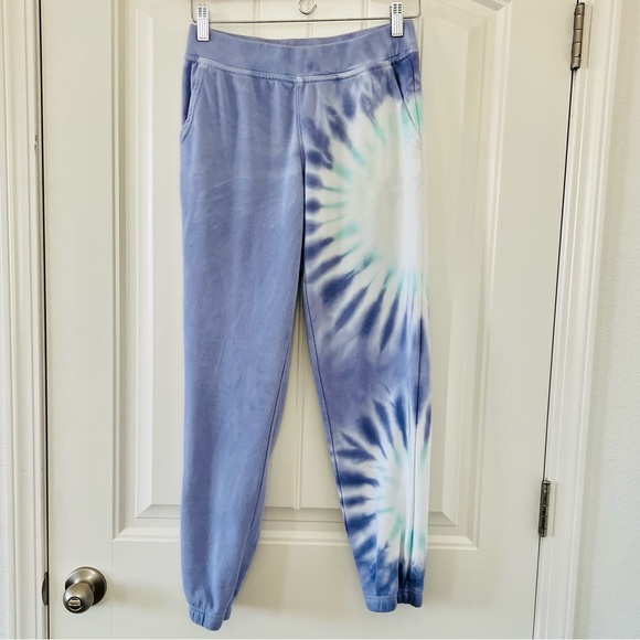 Wildfox Pants - Wildfox Purple & Green Tie Dye Lounge Jersey Knit Jogger Sweatpant w/Pockets! XS